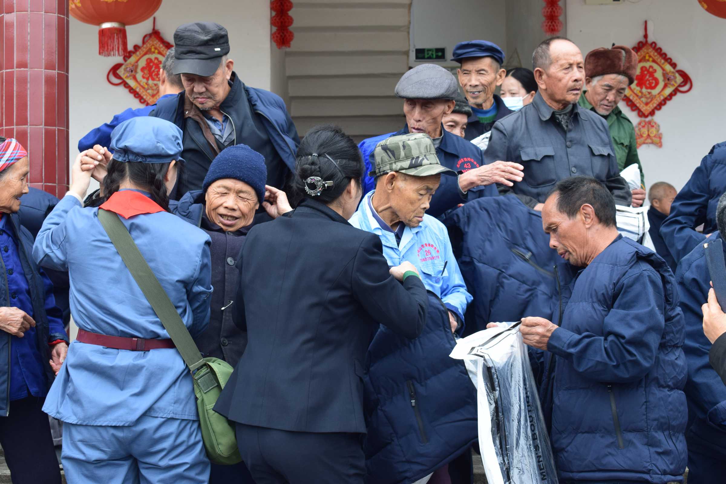 获2020年全国新时代好少年奖的余梓洋同学在现场