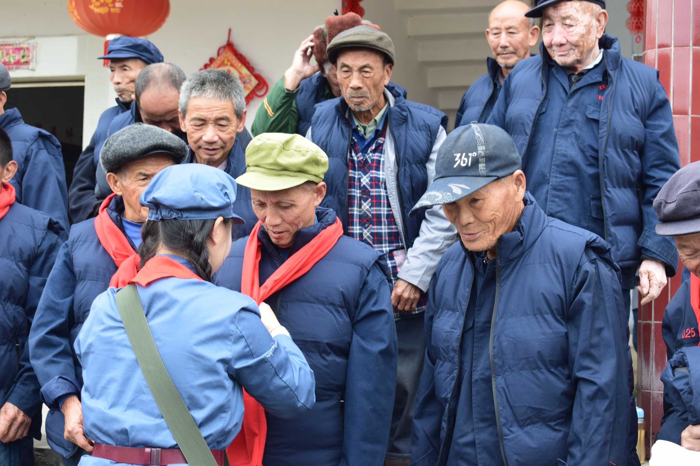 获2020年全国新时代好少年奖的余梓洋同学在现场