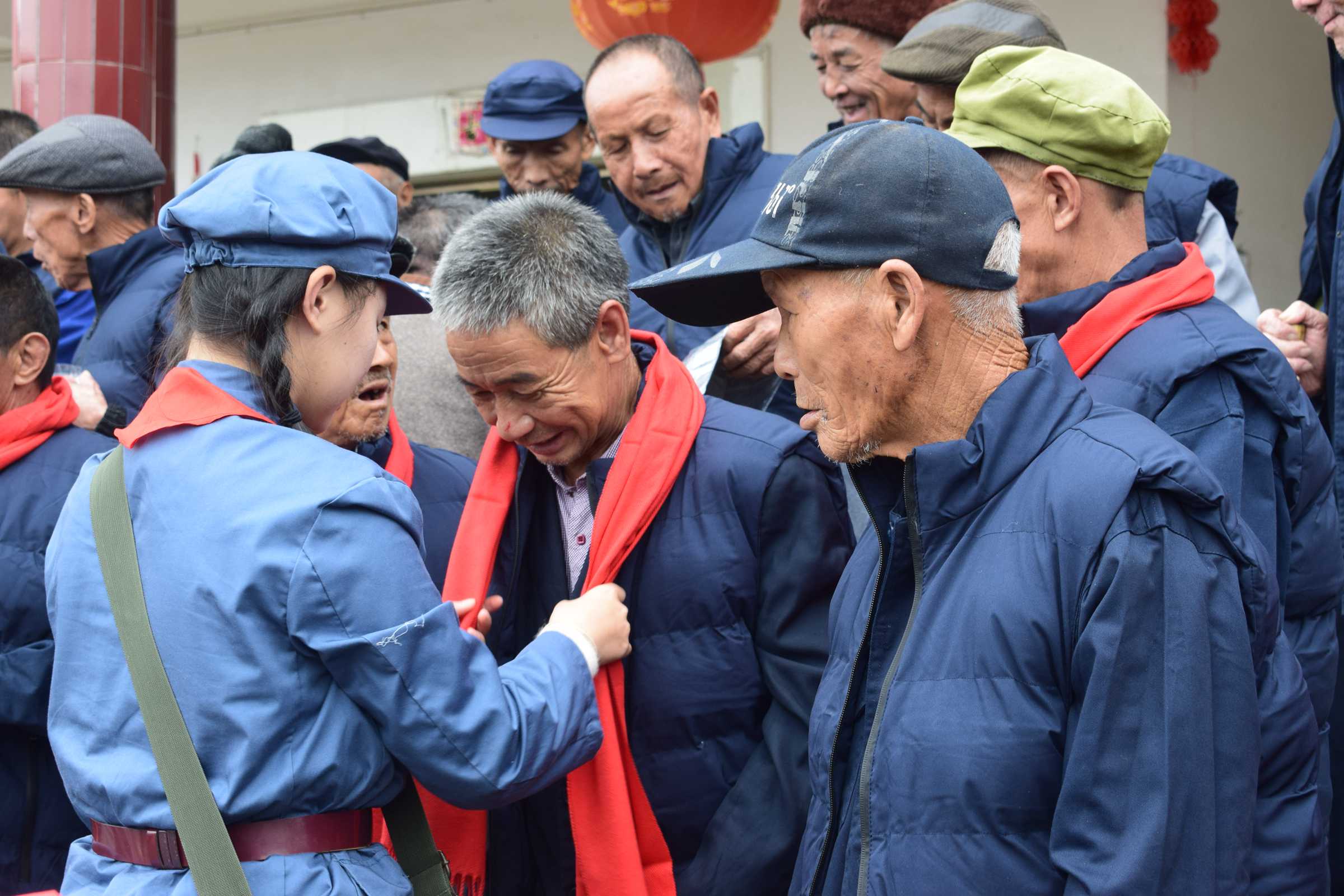 获2020年全国新时代好少年奖的余梓洋同学在现场