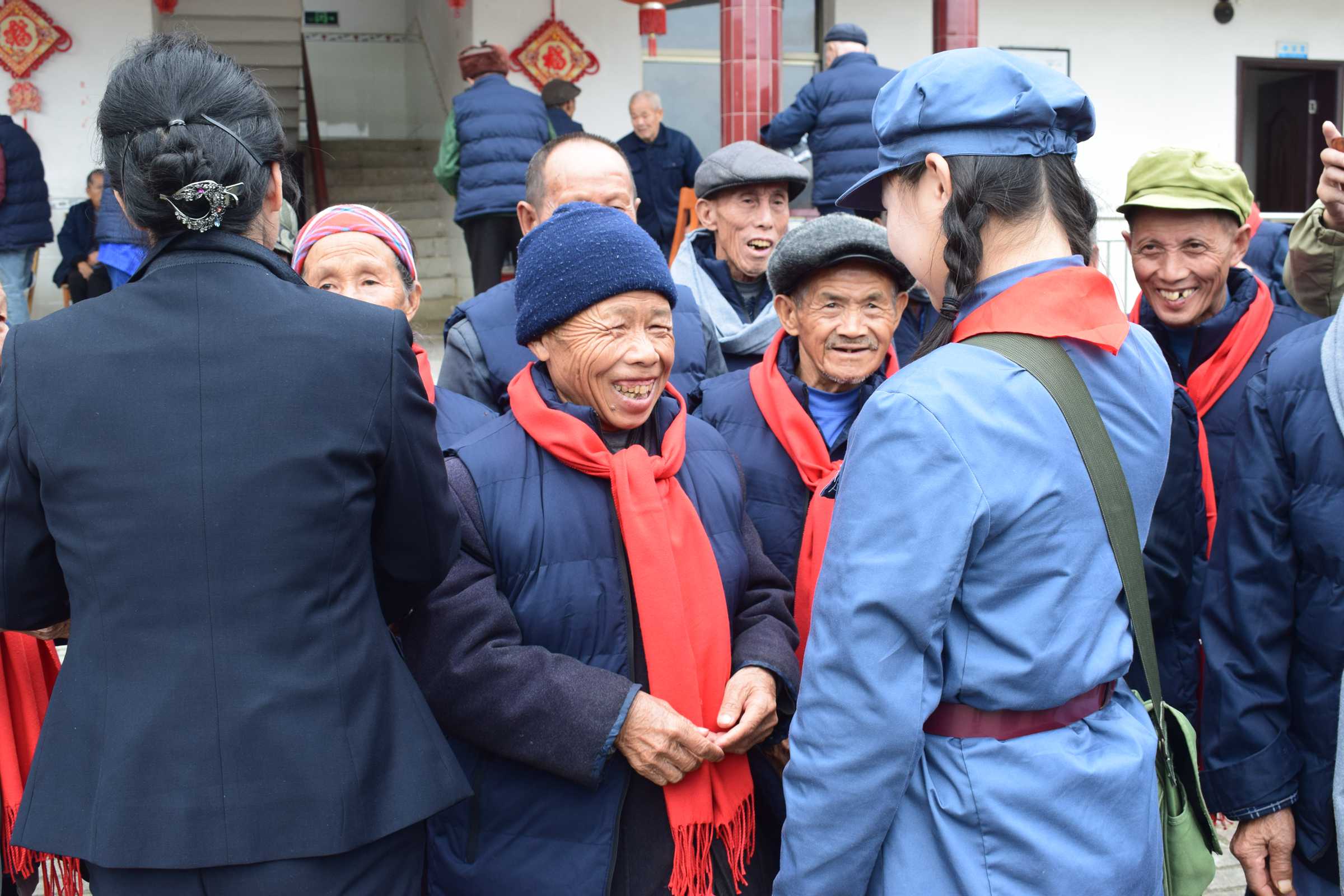 获2020年全国新时代好少年奖的余梓洋同学在现场